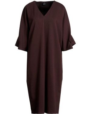 Dixie Dark Midi Dress Cotton, Polyester - Red
