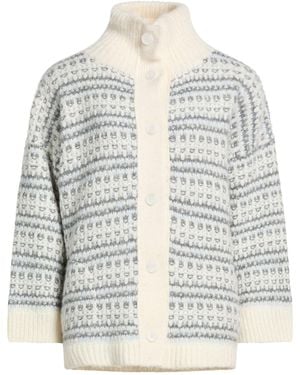 Purotatto Strickjacke - Weiß
