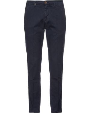 Barbati Midnight Trousers Cotton, Elastane - Blue
