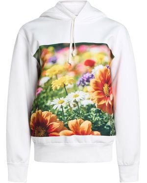 Comme des Garçons Sweatshirt Polyester, Cotton - White