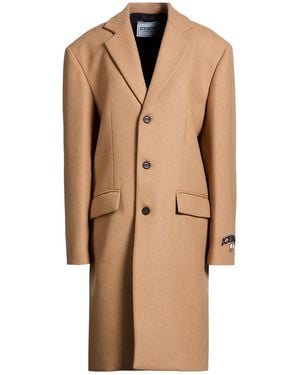 Iceberg Camel Coat Wool, Polyester, Polyamide, Acrylic - Natural