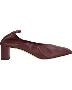 Aeyde Burgundy Pumps Leather - Purple
