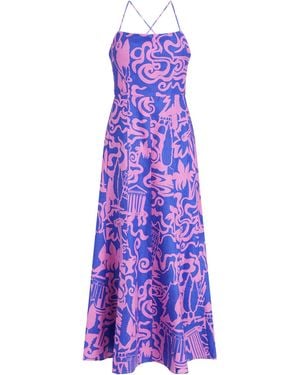 Mara Hoffman Midi Dress - Purple