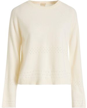 Massimo Alba Ivory Sweater Cashmere - White