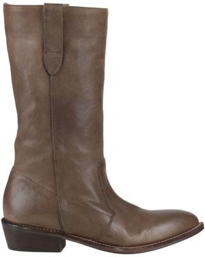 Ame Military Boot Leather - Brown