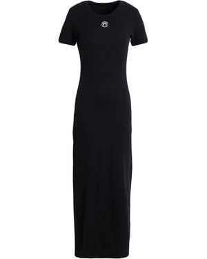 Marine Serre Maxi Dress Organic Cotton, Elastane - Black