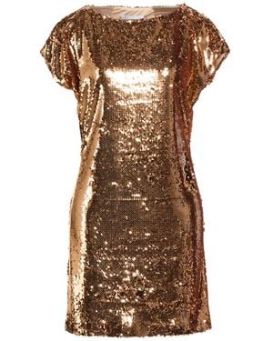 Gaelle Paris Mini Dress Polyester, Elastane - Brown