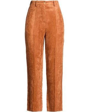 Alysi Chocolat Trousers Viscose - Orange