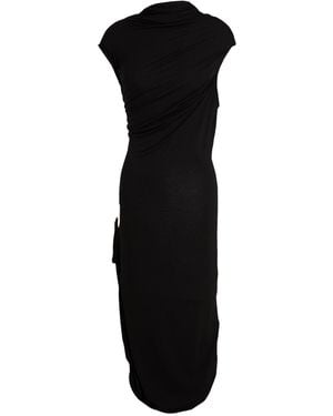 Helmut Lang Robe Longue - Noir