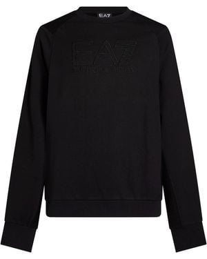 EA7 Sweatshirt Cotton - Black