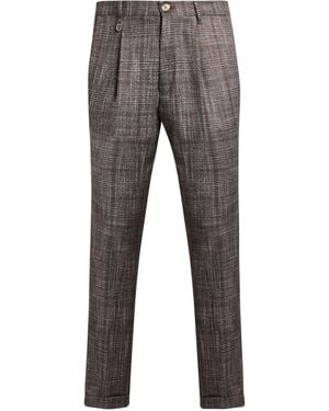 Havana & Co. Taupe Trousers Polyester, Viscose, Elastane - Grey