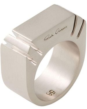 Rick Owens Anillo - Blanco
