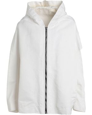 Rick Owens Ivory Jacket Cotton, Viscose - White
