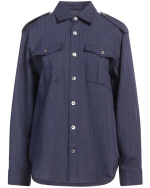 Zadig & Voltaire Shirt Viscose, Polyamide, Metallic Fibre - Blue