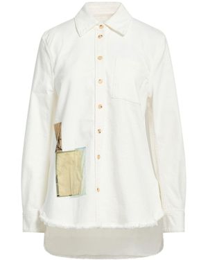Lanvin Denim Shirt Cotton, Elastane - White