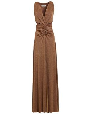 La Petite Robe Di Chiara Boni Maxi Dress Polyamide, Viscose, Elastane, Polyester - Brown