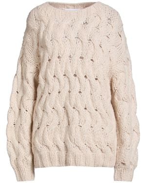 Iris Von Arnim Light Jumper Cashmere, Silk - Natural