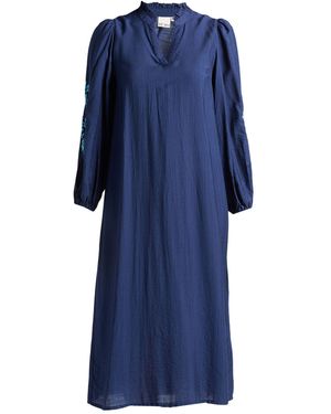 Ichi Midi Dress - Blue