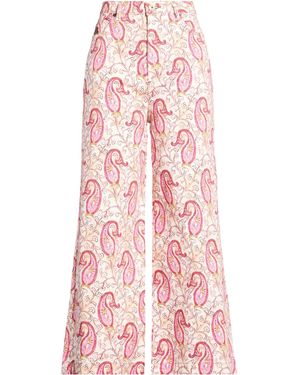 Maliparmi Ivory Pants Cotton, Elastane - Pink