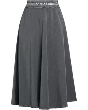 Gaelle Paris Midi Skirt Polyester, Viscose, Elastane, Polyamide - Grey