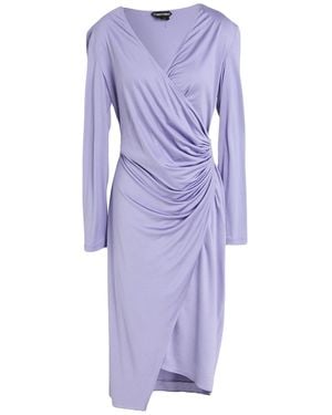 Tom Ford Lilac Midi Dress Silk, Polyamide, Elastane, Polyester - Purple