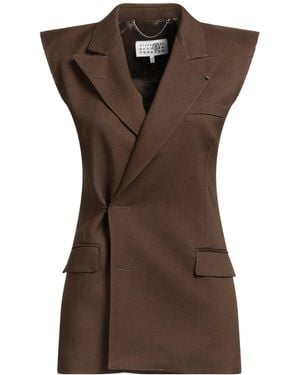 MM6 by Maison Margiela Blazers - Brown