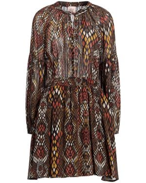 MÊME ROAD Mini Dress - Brown