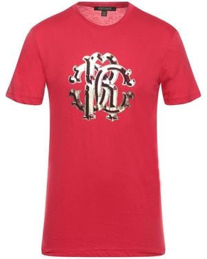 Roberto Cavalli T-Shirt Cotton - Red