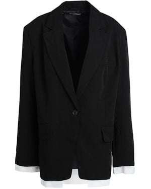 TOPSHOP Blazer Polyester, Viscose, Elastane - Black