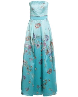 CAMILLA Maxi Dress Polyester - Blue