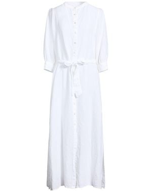 120% Lino Maxi Dresses - White