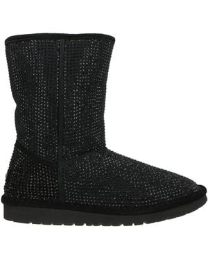Le Silla Ankle Boots Shearling - Black