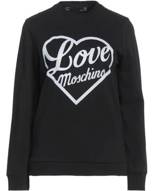 Love Moschino Sweatshirt Cotton - Black