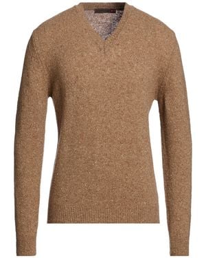 Messagerie Camel Jumper Wool, Recycled Polyamide, Silk - Brown