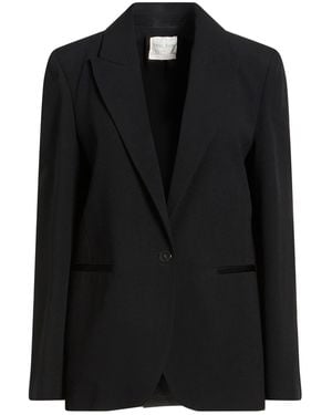 forte_forte Blazer Acetate, Viscose - Black