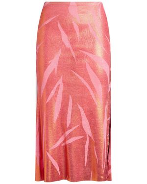 DIESEL Midi Skirt Acetate, Nylon, Metal Fiber - Pink