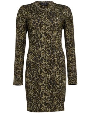 Just Cavalli Mini Dress Cotton, Elastane - Green
