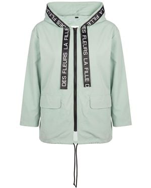 La Fille Des Fleurs Jacket Polyester - Green