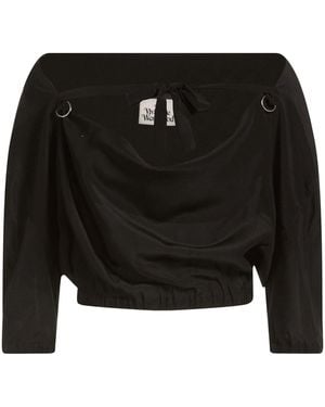 Vivienne Westwood Top Silk - Black