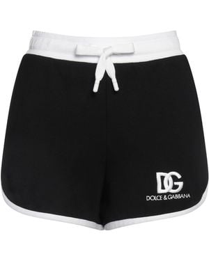 Dolce & Gabbana Shorts & Bermuda Shorts Cotton, Polyamide, Polyester - Black
