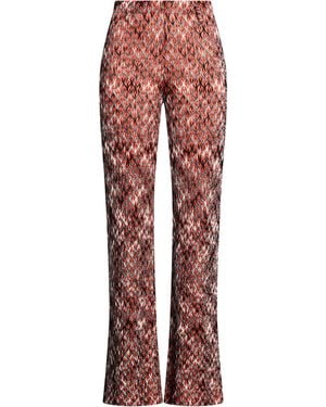 Missoni Trousers Wool, Viscose - Red