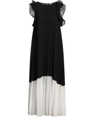 Kaos Maxi Dress Polyester - Black