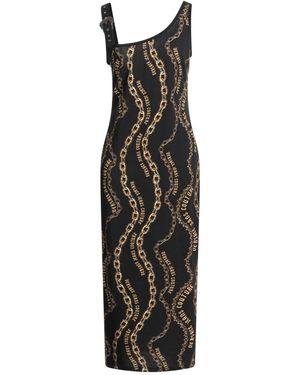 Versace Jeans Couture Maxi Dress Cotton, Elastane - Black