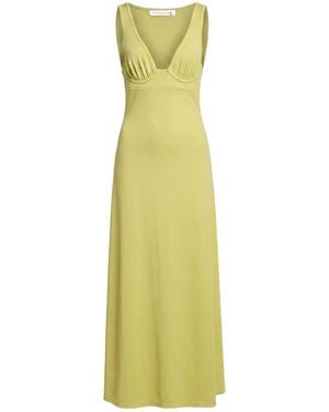 Christopher Esber Maxi Dress Polyester, Elastane - Green