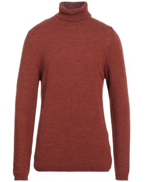 Lardini Brick Turtleneck Acrylic, Alpaca Wool, Wool - Red