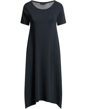 Anneclaire Charcoal Midi Dress Viscose, Nylon - Black