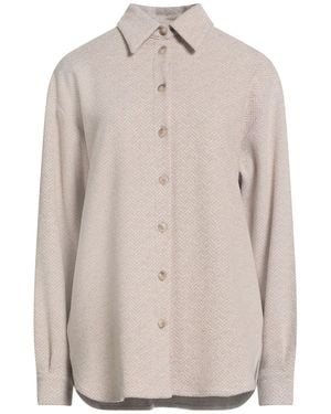 SKILLS & GENES Shirt Polyester, Cotton, Elastane - Gray