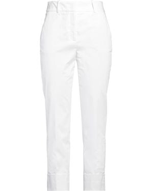 ARGONNE by PESERICO Pants Cotton, Elastane - White