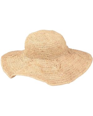 Ba&sh Hat Natural Raffia - White