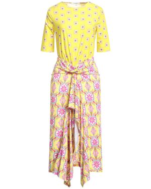 Maliparmi Lime Midi Dress Polyamide, Elastane - Metallic